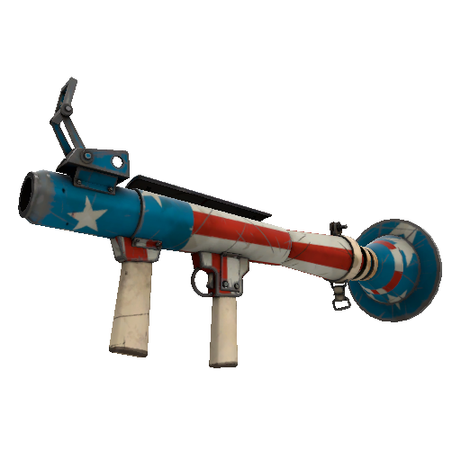 Killstreak Freedom Wrapped Rocket Launcher (Well-Worn)