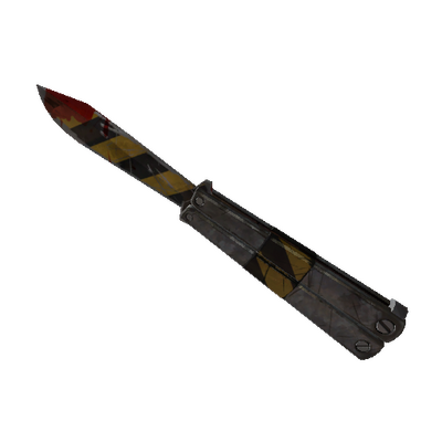 Hazard Warning Knife (Well-Worn)