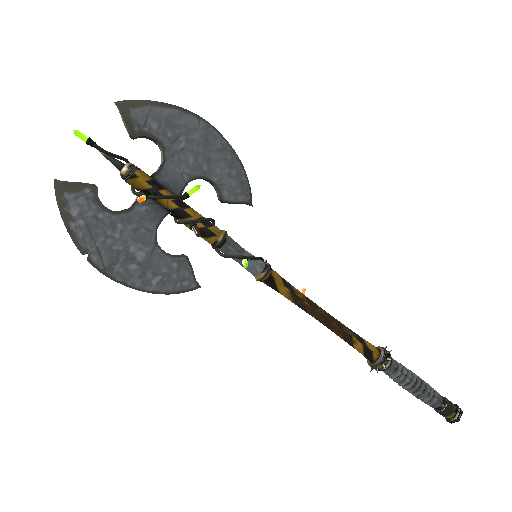 Strange Festivized Killstreak Hazard Warning Scotsman's Skullcutter (Field-Tested)