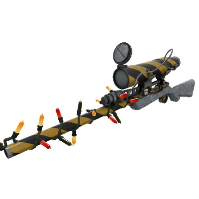 Unusual Festivized Hazard Warning Sniper Rifle (Field-Tested)