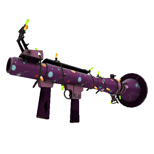 Strange Festivized Killstreak Cosmic Calamity Rocket Launcher (Minimal Wear)