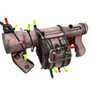 Strange Festivized Dovetailed Stickybomb Launcher (Battle Scarred)