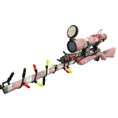 Unusual Festivized Professional Killstreak Dovetailed Sniper Rifle (Well-Worn)