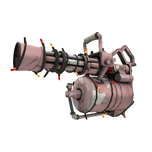 Strange Festivized Dovetailed Minigun (Well-Worn)