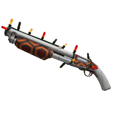Unusual Festivized Specialized Killstreak Cabin Fevered Shotgun (Field-Tested)