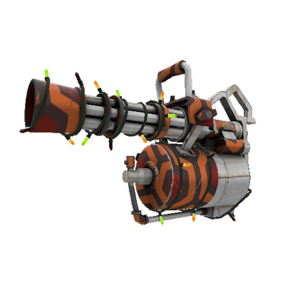 Strange Festivized Cabin Fevered Minigun (Minimal Wear)