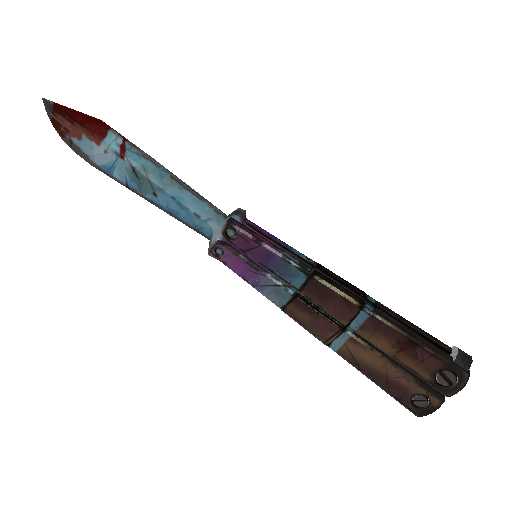 Strange Frozen Aurora Knife (Battle Scarred)