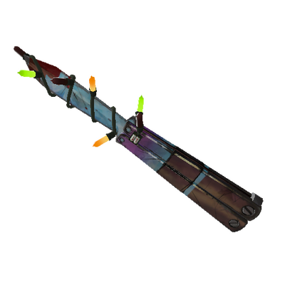 Strange Festivized Killstreak Frozen Aurora Knife (Well-Worn)