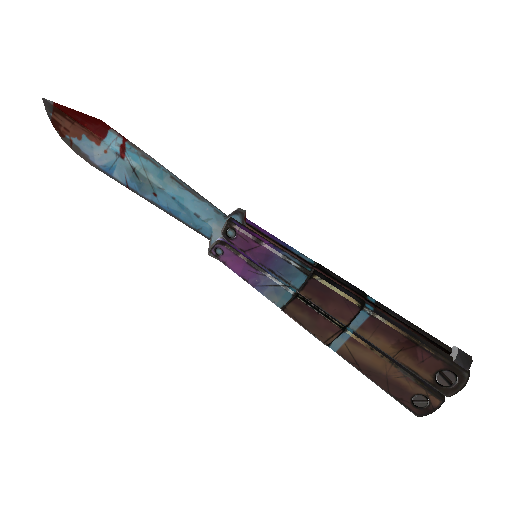 Frozen Aurora Knife (Well-Worn)
