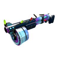 Unusual Festivized Professional Killstreak Frozen Aurora Panic Attack (Minimal Wear)