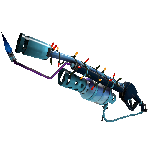 Strange Festivized Specialized Killstreak Frozen Aurora Flame Thrower (Minimal Wear)