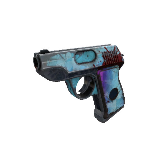 Frozen Aurora Pistol (Battle Scarred)