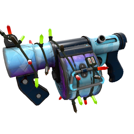 Festivized Frozen Aurora Stickybomb Launcher (Field-Tested)
