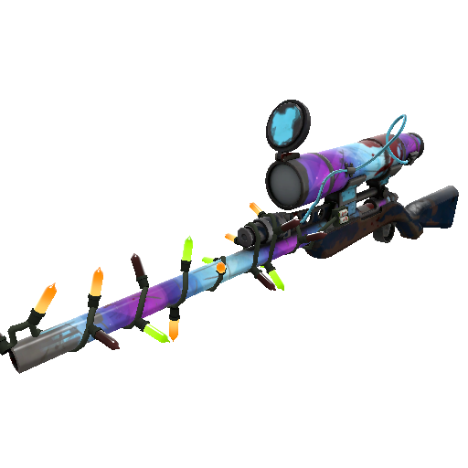 Festivized Killstreak Frozen Aurora Sniper Rifle (Battle Scarred)