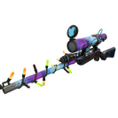 Festivized Frozen Aurora Sniper Rifle (Battle Scarred)