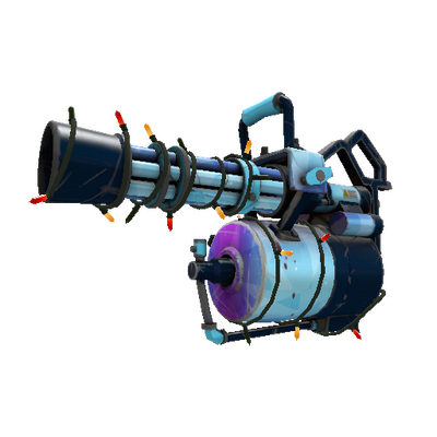 Strange Festivized Professional Killstreak Frozen Aurora Minigun (Field-Tested)