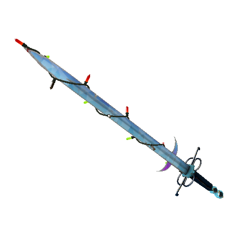 Festivized Killstreak Frozen Aurora Claidheamh Mòr (Field-Tested)