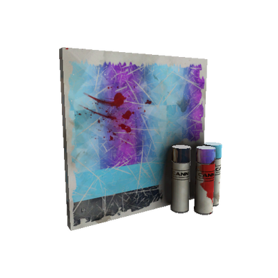 Strange Frozen Aurora War Paint (Battle Scarred)