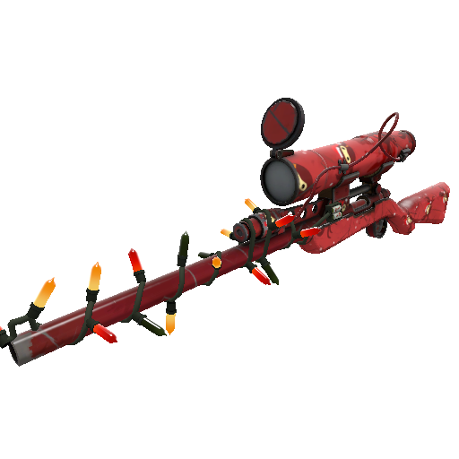 Strange Festivized Killstreak Smissmas Spycrabs Sniper Rifle (Well-Worn)