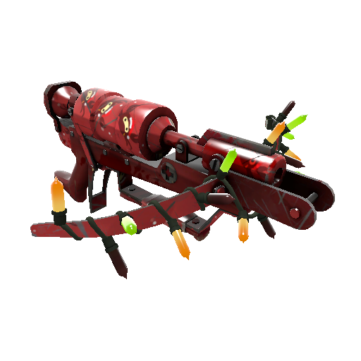 Strange Festivized Smissmas Spycrabs Crusader's Crossbow (Battle Scarred)