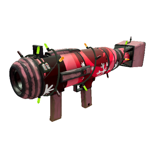 Strange Festivized Snowflake Swirled Air Strike (Well-Worn)