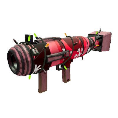 Strange Festivized Specialized Killstreak Snowflake Swirled Air Strike (Well-Worn)
