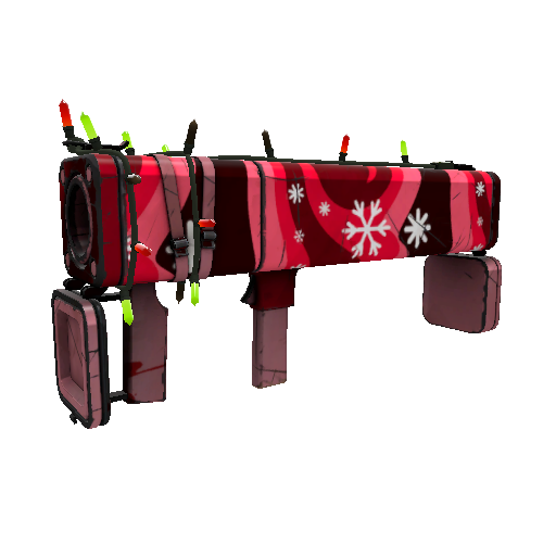 Strange Festivized Snowflake Swirled Black Box (Well-Worn)