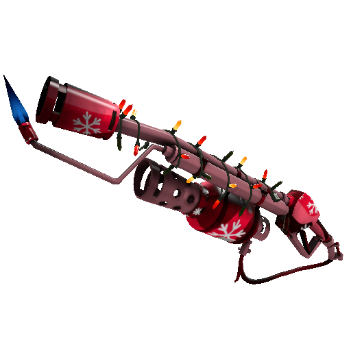 Festivized Snowflake Swirled Flame Thrower (Factory New)