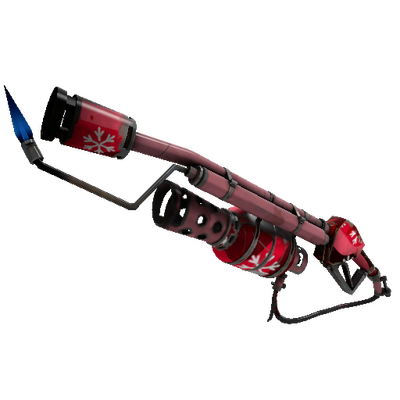 Snowflake Swirled Flame Thrower (Well-Worn)