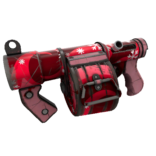 Snowflake Swirled Stickybomb Launcher (Well-Worn)