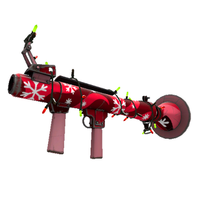 Unusual Festivized Killstreak Snowflake Swirled Rocket Launcher (Field-Tested)