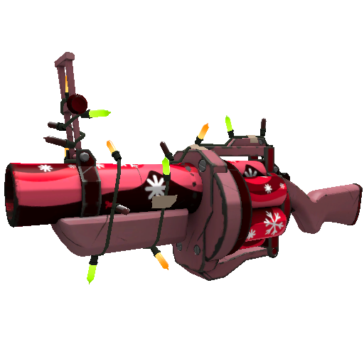Strange Festivized Specialized Killstreak Snowflake Swirled Grenade Launcher (Minimal Wear)