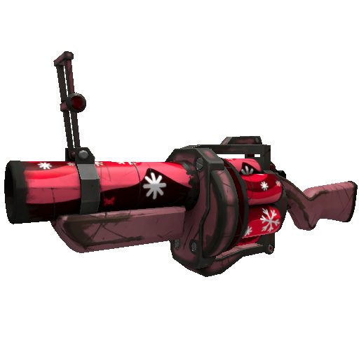 Snowflake Swirled Grenade Launcher (Well-Worn)