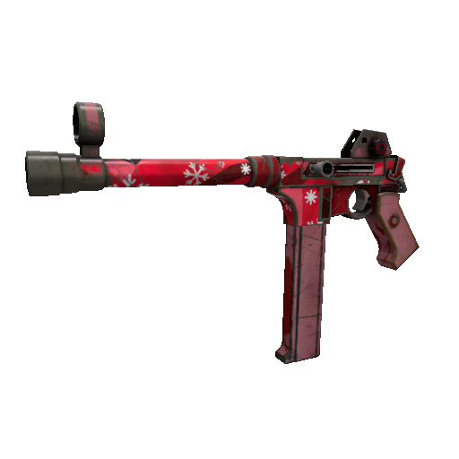 Strange Killstreak Snowflake Swirled SMG (Battle Scarred)