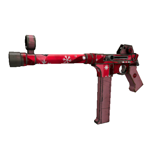 Snowflake Swirled SMG (Well-Worn)