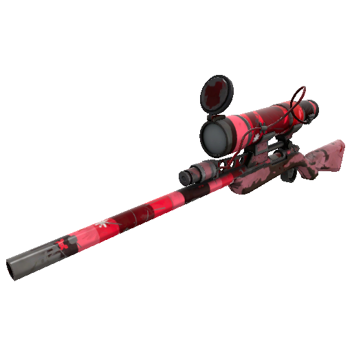 Snowflake Swirled Sniper Rifle (Battle Scarred)
