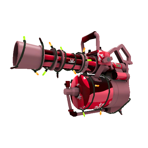 Strange Festivized Snowflake Swirled Minigun (Factory New)
