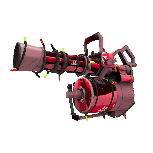 Festivized Snowflake Swirled Minigun (Field-Tested)