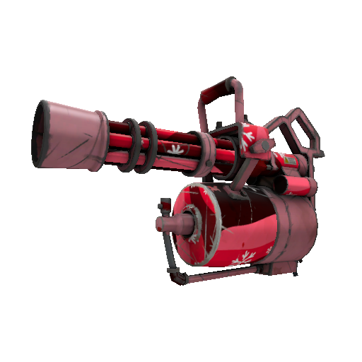 Snowflake Swirled Minigun (Well-Worn)