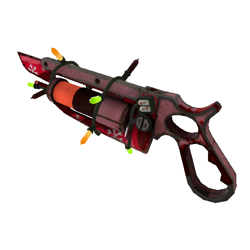 Strange Festivized Professional Killstreak Snowflake Swirled Übersaw (Battle Scarred)