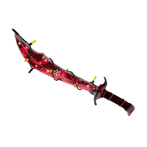 Strange Festivized Professional Killstreak Snowflake Swirled Shahanshah (Well-Worn)