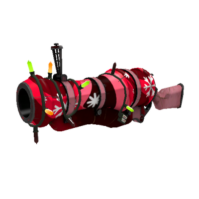 Strange Festivized Specialized Killstreak Snowflake Swirled Loose Cannon (Well-Worn)