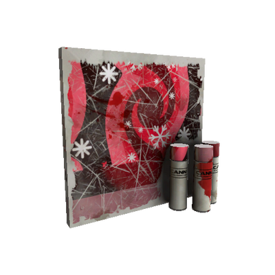 Strange Snowflake Swirled War Paint (Battle Scarred)