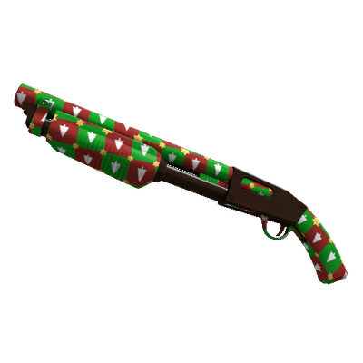 Unusual Specialized Killstreak Gifting Mann's Wrapping Paper Shotgun (Factory New)