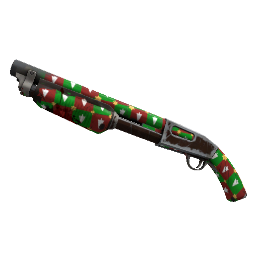Gifting Mann's Wrapping Paper Shotgun (Well-Worn)