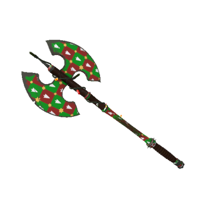 Strange Unusual Festivized Professional Killstreak Gifting Mann's Wrapping Paper Scotsman's Skullcutter (Field-Tested)