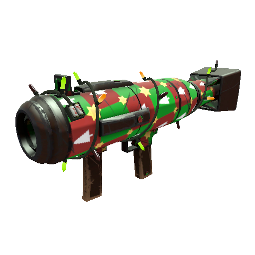 Strange Festivized Gifting Mann's Wrapping Paper Air Strike (Field-Tested)