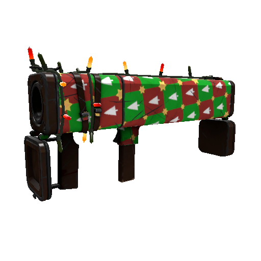 Strange Festivized Specialized Killstreak Gifting Mann's Wrapping Paper Black Box (Well-Worn)