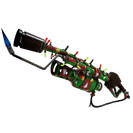 Strange Festivized Gifting Mann's Wrapping Paper Flame Thrower (Field-Tested)