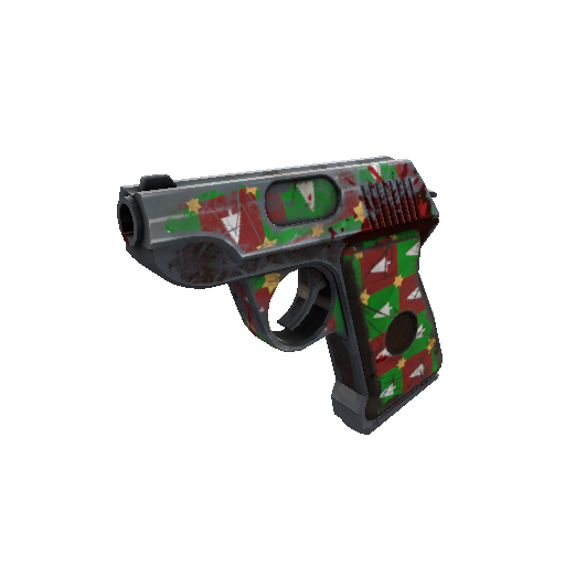 Strange Gifting Mann's Wrapping Paper Pistol (Battle Scarred)
